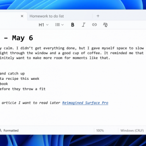Windows11 开始陆续向内侧人员退出记事本支持Markdown格式功能