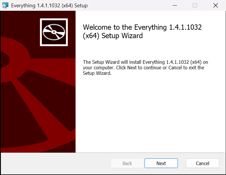 Everything Setup 欢迎页